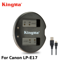 แท่นชาร์จแบตเตอรี่ Canon LP-E17 ยี่ห้อKingma ใช้กับรุ่น EOS M3 750D 760D