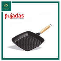 PUJADAS กระทะย่าง Grill Wooden Handle 29 CM. PUJ1-142