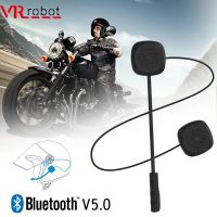 หุ่นยนต์ VR บลูทูธ5.0 Moto แฮนด์ฟรีไร้สายหูฟังสเตอริโอหมวกกันน็อคหูฟัง MP3ลำโพง