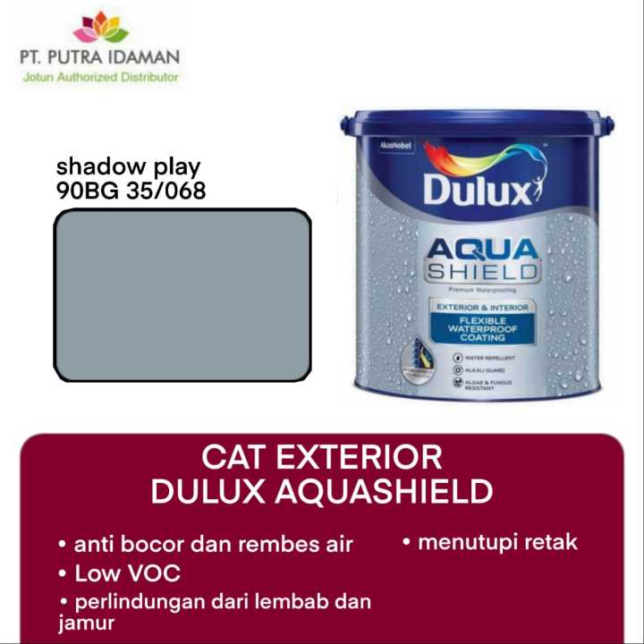 Dulux Aquashield Flexible Waterproof Coating 1 Kg 4kg 20 Kg Shadow Play 90bg 35068 Lazada 1338