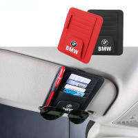 SP รถ Sun Visor Card ปากกาเก็บ Bill ผู้ถือหนังแว่นตากันแดดคลิปจัดเก็บสำหรับ BMW F10 F46 G30 F20 F48 X1 X2 X3 X4 1 2 3 5 Series M2 M5 216 218I 318I 320I 520I