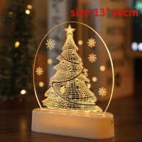 Christmas Living Room Decoration Crystal Xmas Tree Night Light Fairy Lights Christmas Festoon Led Light Wedding Holiday Lighting