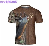 Personalized Love Deer Shirt 3D, Deer Men’s T-shirt Print Tee Custom Gift for Deer Hunter Hunting Lovers