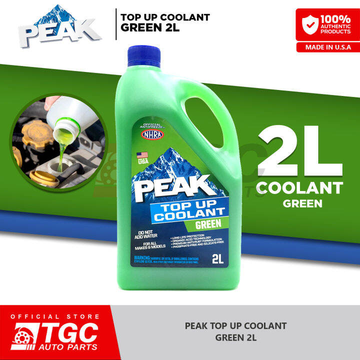 Peak Long Life Coolant Ready to use AntiFreeze Coolant Green 2L / 2