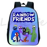 Rainbow Friends กระเป๋าเป้สะพายหลังเด็กโรงเรียนอนุบาลกระเป๋าเป้สะพายหลังเด็ก MINI กระเป๋าเป้สะพายหลังชายหญิงการ์ตูนกระเป๋าโรงเรียนกระเป๋าของขวัญ