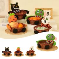 ฮาโลวีน halloween accessories ผีฟักทองแมวดำ ตะกร้าขนมอีสเตอร์ น่ารักน่ารักๆ อุปกรณ์หวายหวาย อุปกรณ์ตกแต่งฮาโลวีน ตลกๆ เหมือนจริงเหมือนจริง ตะกร้าเก็บขนม บ้านในบ้าน