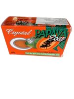 สบู่มะละกอ คริสตัล ตราเพชร Crystal Papaya Soap สบู่ตราเพชร