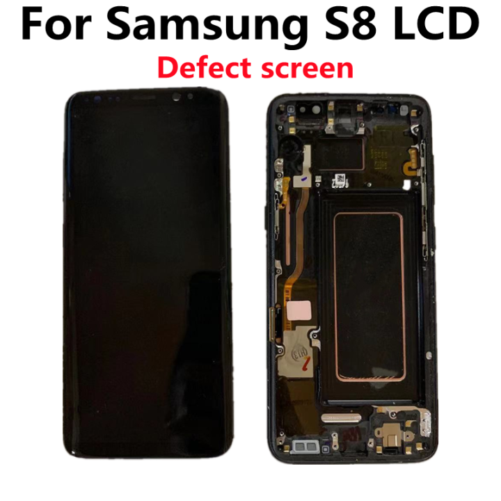 Original For Samsung Galaxy S8 LCD G950F G950 G950U With Frame Touch