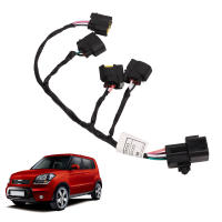 สายเชื่อมต่อแบบ Pigtail 27350 2B00 0คอล์ยจุดระเบิดชุดสายไฟปลอดภัยสำหรับ Veloster 1.6L