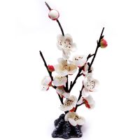 Kistler Cherry Blossom Peach Plant Flowers Pastoral Style Small Decoration Japanese and Korean Cuisine Desktop Hotel Home Furnishing