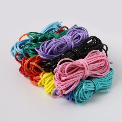 HOT LOZKLHWKLGHWH 576[HOT ING HENG HOT] 5 15M 1.0/1.5/2.0Mm Waxed Cotton Cord Waxed Thread Cord String Strap Necklace Rope For Jewelry Making For Shamballa Bracelet