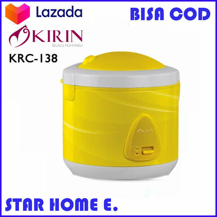 KIRIN Rice Cooker 2.0 Liter KRC138 Non Stick Lazada Indonesia