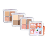 NEE CARA MONSTER 4 COLOR EYE SHADOW (N1965) : neecara นีคาร่า มอนสเตอร์ อายแชโดว์ x 1 ชิ้น abcmall