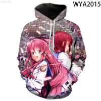 2023 New Casual Anime Angel Beats Sweatshirts 3D Printed Men Women Children Hoodies Pullover Streetwear Boy Girl Kids Jacke Size:XS-5XL