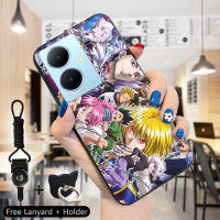 เคส GGK สำหรับ Vivo V29 5G Y78 5G Y78 + 5G สายคล้องแหวนใส่นิ้วการ์ตูนอนิเมะ Hunter×Hunter Cute Killua GON · FREECSS เคสโทรศัพท์ดีไซน์เด็กผู้ชายซิลิโคนกันกระแทกปลอกโทรศัพท์ป้องกัน TPU