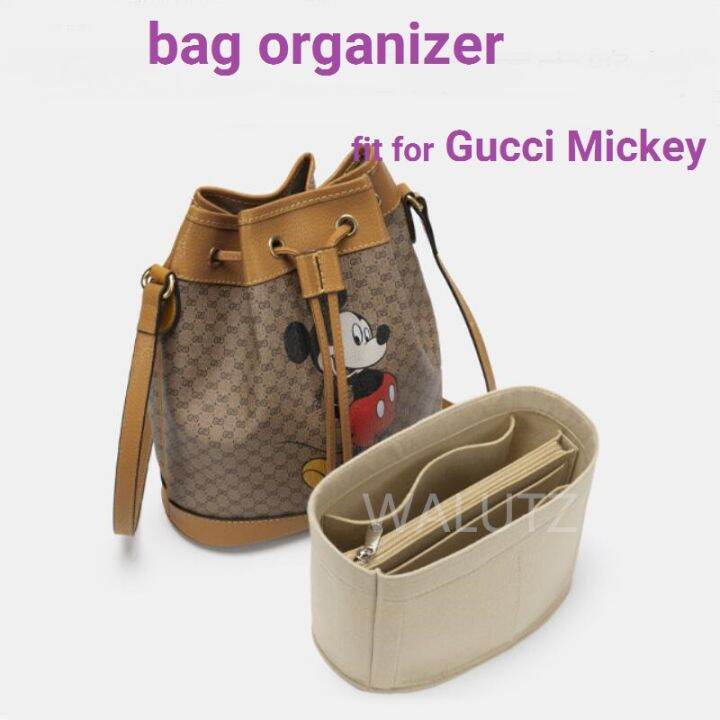 กระเป๋าจัดระเบียบ gucci 97disney Mickey bucket ที่จัดระเบียบกระเป๋า bag