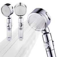 360 Rotated Rainfall Shower Head High Pressure Water Saving Sprayer Bathroom Handheld Pressurized Massage Showerhead with Filter Showerheads