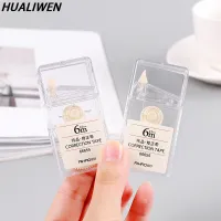 1pc Simple Transparent Correction Tape Adhesive Dots Stick Roller Glue Tape Corrector Tools Kawaii Students Stationery Supplies Correction Liquid Pens