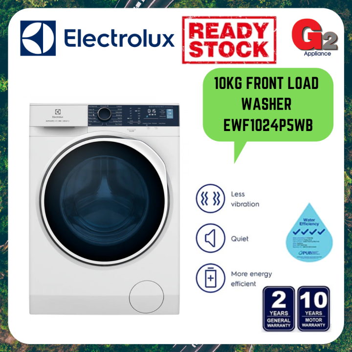 Electrolux 10kg Front Load Washer EWF1024P5WB Electrolux Warranty