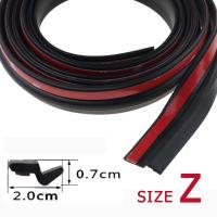 ✿ 2 Meters 3M Adhesive Automotive EPDM Rubber Seal Strip Noise Insulation Door Seal for Car Window Door Engine trunk edge