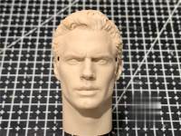 16 Scale Henry Cavitl Head Sculpt สำหรับ12นิ้ว Action Figure ตุ๊กตา Unpainted Head Sculpt No.006