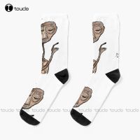 【Sock shop】 E.T The Extraterrestrial Socks Running Socks Womens Thanksgiving Christmas New Year Gift Unisex Adult Teen Youth Socks Custom