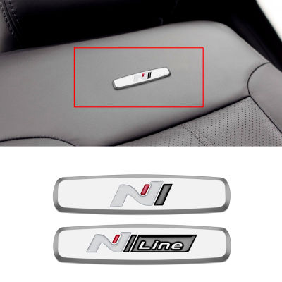 1pcs N line โลโก้สติกเกอร์ n สัญลักษณ์รถที่นั่งสติกเกอร์ภายในสำหรับ Hyundai Sonata Tucson I10 I30 I40 I20 IX35 3M
