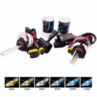 2-Pack 35W 55W H4 9004 9007 Hilo HID Xenon Bulbs 4300K 6000K 8000K 12000K 12V Auto Bi-Xenon ไฟหน้าเปลี่ยนชุด