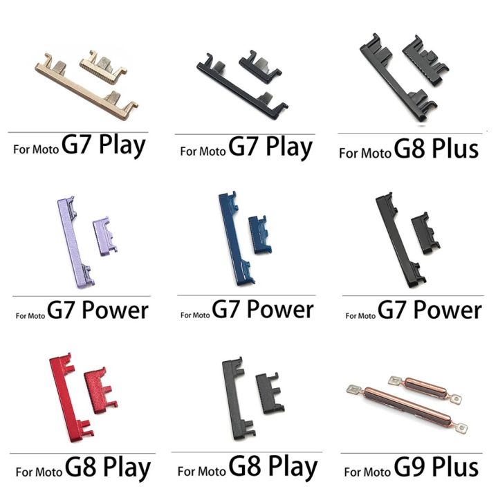 ปุ่มด้านข้างปุ่มเปิดปิดปุ่มปรับระดับเสียงอะไหล่สายเคเบิลเฟล็กซ์สำหรับ-g7-moto-g9-g8-power-lite-g8-g9บวก-g7-g8เล่น