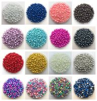 4~10mm Mix Size 15g Acrylic Round Pearl Spacer Loose Beads DIY Jewelry Making Fashion and Accessories Beads