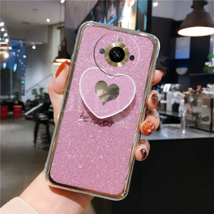 เคสใหม่สำหรับ-realme11เคสเคสโทรศัพท์กลิตเตอร์-imd-นุ่ม-realme-11-11-pro-11-pro-พร้อมที่ยึดแบบหลังซิลิโคน11pro-realme-plus-2023