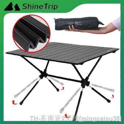 hyfvbu┋✲♚  Aluminum Alloy Camping Folding Table Outdoor Desk Height Adjustable Barbecue Hiking