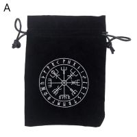 【No-profit】 The Pie Mart Velvet Moon Phase Goddess Tarot Storage Bag Rune Board Game Card Package 7  "X5 " 24BD