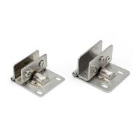 2Pcs Stainless Steel Glass Clamps Shelves Support Bracket Clips DIY Hardware For 10mm to 30mm Thickness Board Glass