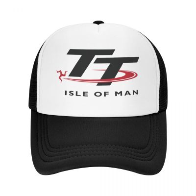 Cool Isle Of Man TT Races Trucker Hat Men Women Custom Adjustable Unisex Motorcycle Sport Baseball Cap Spring