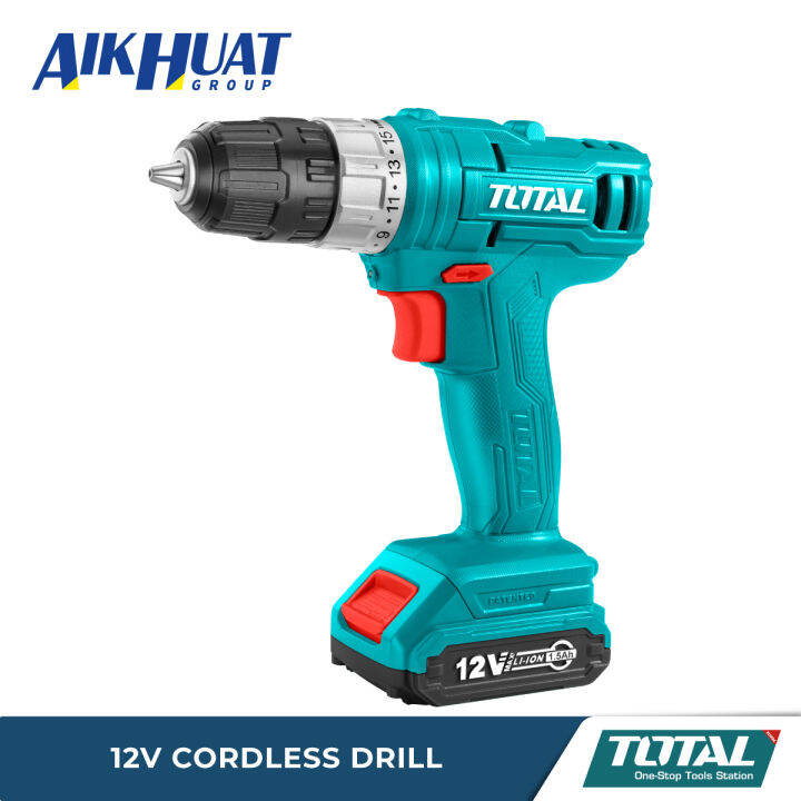 TOTAL 12V Liion Cordless Drill TDLI1211 Lazada
