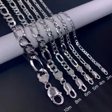 Authentic 925 Sterling Silver 105MM Cuban Curb Link Chain Bracelets Solid 925  Italy Next Level Jewelry  Walmartcom