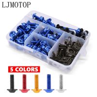 For Suzuki GSXS1000 RM 125 250 X250 Z250 Z450 DRZ400SM 175pcs Motorcycle Fairing Body Bolts Kit Fastener Clips Screw Nuts M6