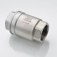 High quality Stainless Steel (304) In-Line Spring Vertical Check Valve  DN15-DN100 (1/2- 2 "inch)  Free shipping Clamps