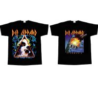 Def Leppard - Hysteria Tour 88 Pyromania NEW SHORTS - LONG SLEEVE BLACK T-SHIRT