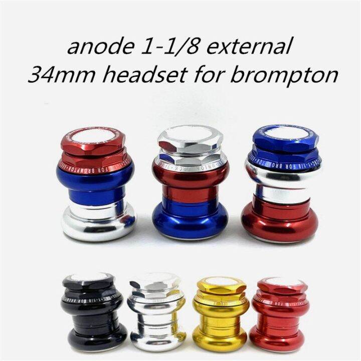 Folding Bike Headset Anode 11/8 External 34Mm Headset For Brompton