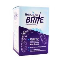 Retainer Brite เม็ดฟู่ทำความสะอาดพรีเมี่ยม นำเข้าจาก USA 1 กล่อง (96 เม็ดสำหรับสามเดือน)