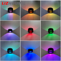 LIZHOUMIL Rgb โคมไฟแบ็คดรอปเป่าลม Led ตกแต่งที่ทันสมัยสำหรับห้องนั่งเล่นข้างเตียงนอนทางเดิน (สีสันพร้อมรีโมทคอนโทรล)