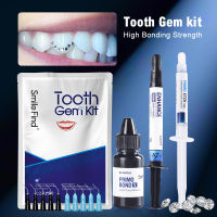 Diy Tand ชุดอัญมณีที่มี Genezen Licht En Lijm Kristallen Teethjewelry Starter Kit Tiktok Diamanten อัญมณีชุด Orodytie ผลิตภัณฑ์