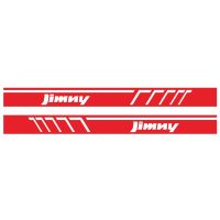 2PCS Car Both Door Side Skirt Stickers For Suzuki Jimny Auto Stripe Vinyl Film PVC Decals Automobiles Decoration Car Accessories