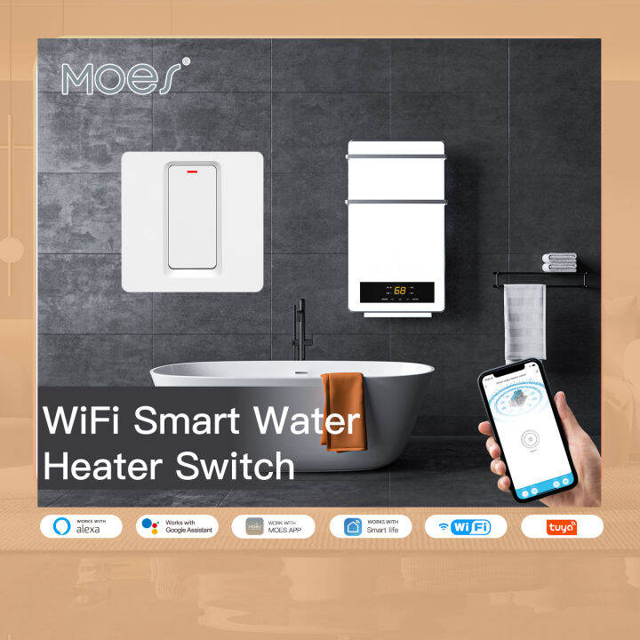 MOES Tuya Smart WiFi Water Heater Boiler Switch Smart Life APP Wireless  Control Timer for Heating Water for Alexa G oogle Home | Lazada Singapore