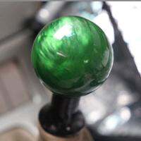 】【=-【 Marble Style Round Ball Gear Shift Knob Acrylic Shifter Knobs Stick Shift Knobs With 3 Adapter For Manual Car Dark