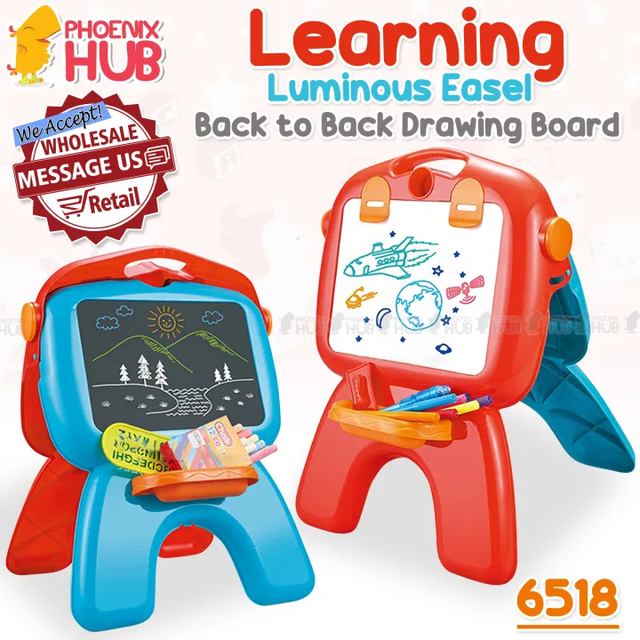 Phoenix Hub 6518 4in1 Double Sided Back To Back Drawing Board For Kids