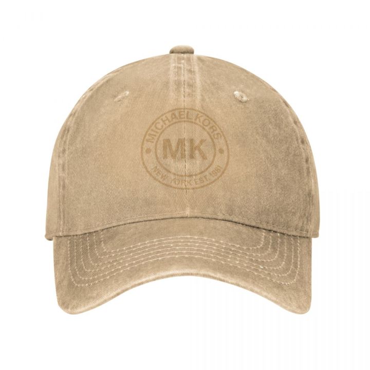 MICHAEL KORS (2) Industrial Style Retro Washed Cowboy Baseball Caps Unisex  Adjustable Printing Hat Trend Personalized Tennis Cap Baseball Cap Outdoor  Couple Travel Camping Hiking Hat 