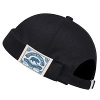 Ready StockMen Retro Cotton Adjustable Brimless Hats Outdoor Skullcap Sailor Cap